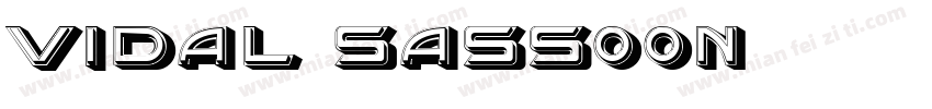 Vidal Sassoon字体转换